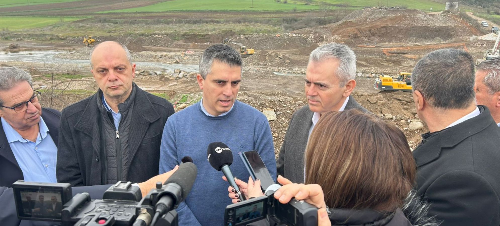 Χρίστος Δήμας: Σε εξέλιξη τα έργα αποκατάστασης του οδικού δικτύου στη Θεσσαλία